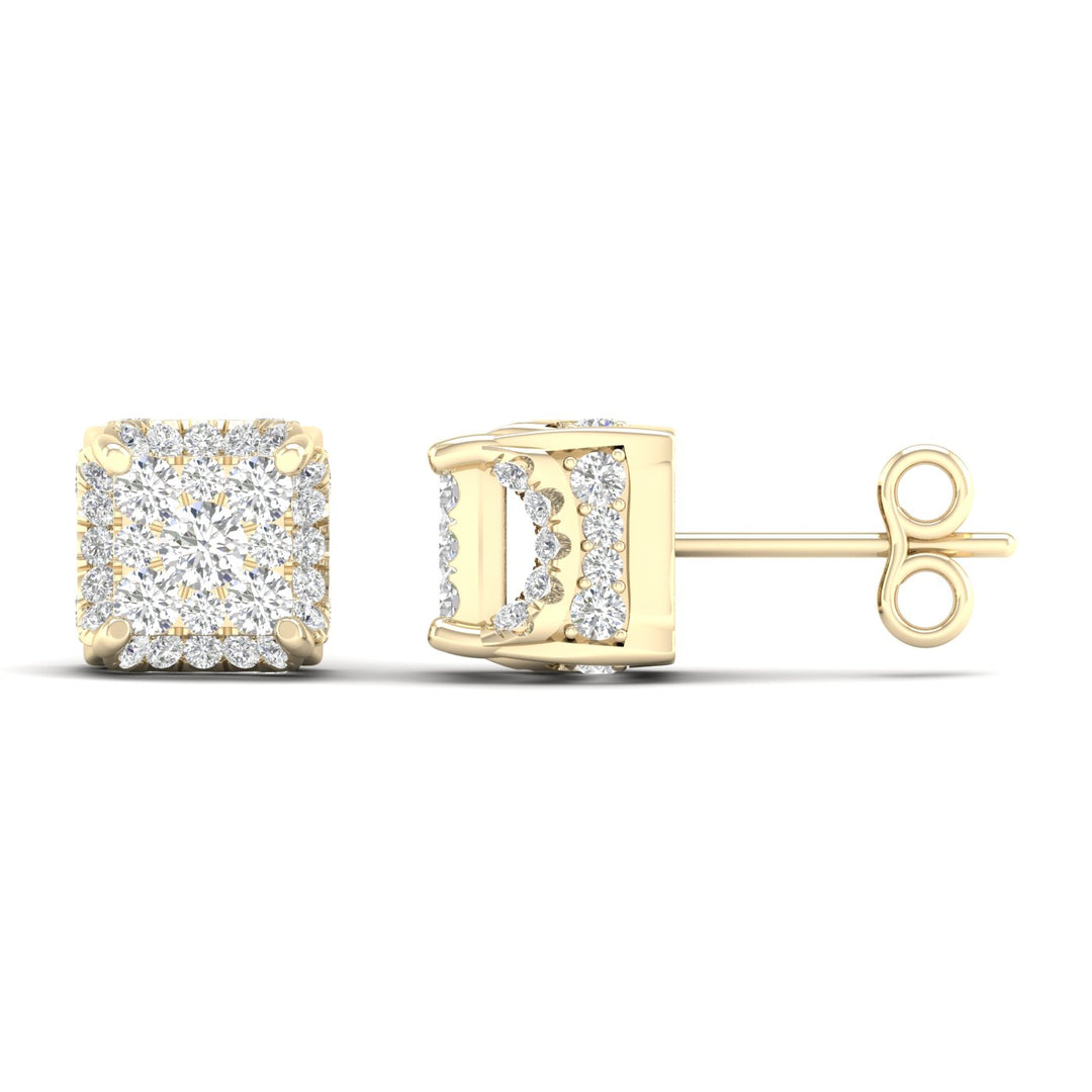 10K 1.00CT Diamond Earring