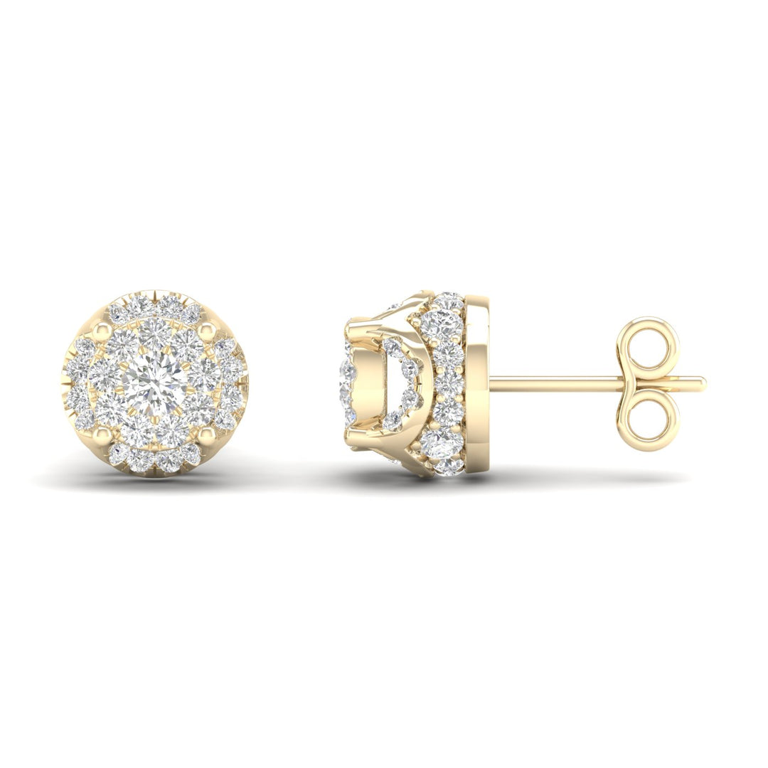 10K 1.00CT Diamond Earring