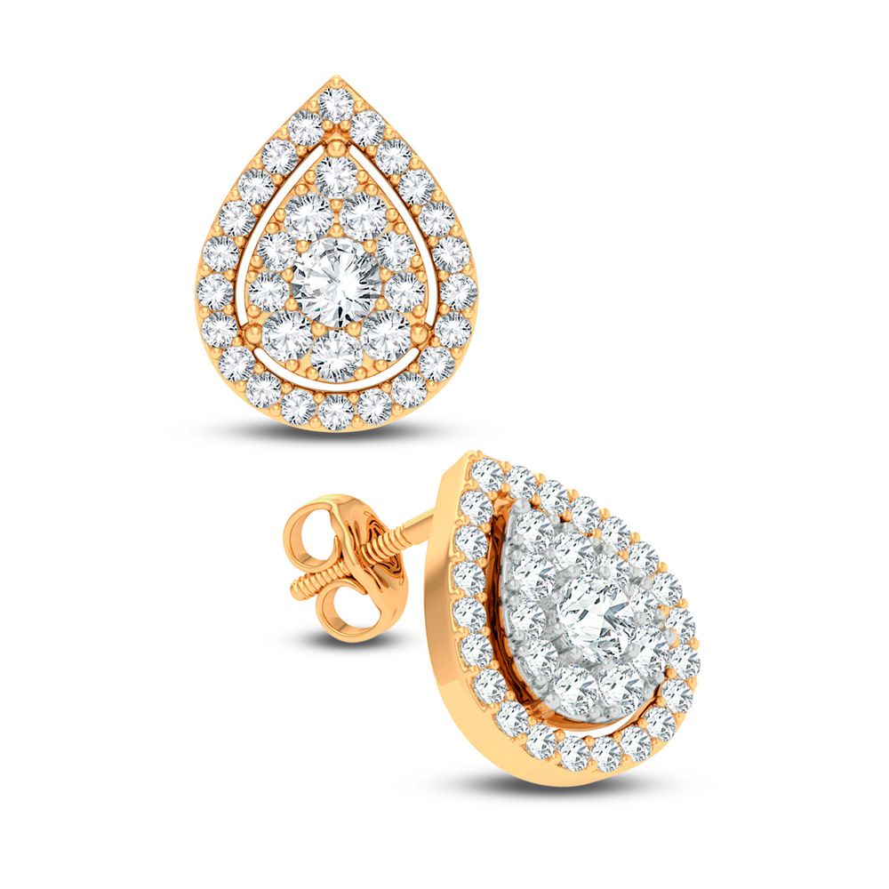 14K 1.00CT DIAMOND EARRING