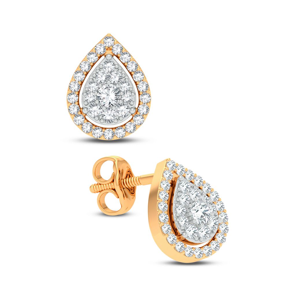 14K 0.50CT DIAMOND EARRING