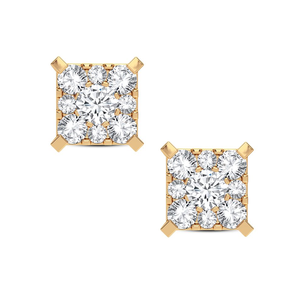 14K 0.27CT DIAMOND EARRING