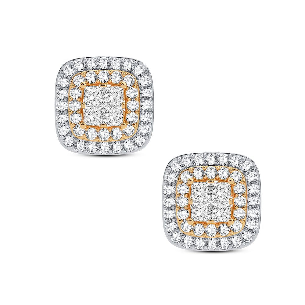 14K 1.00 CT DIAMOND EARRING