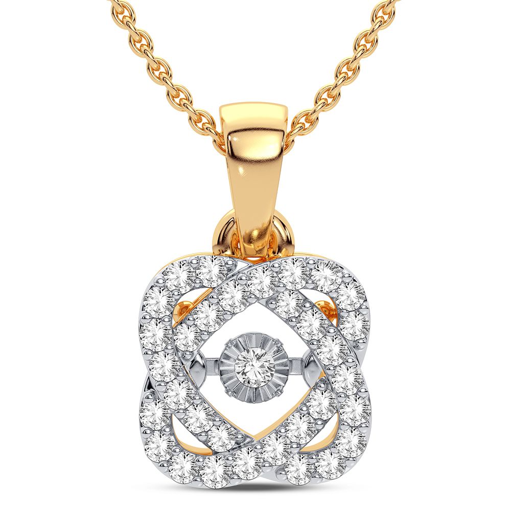 14K 0.16CT Diamond Pendant