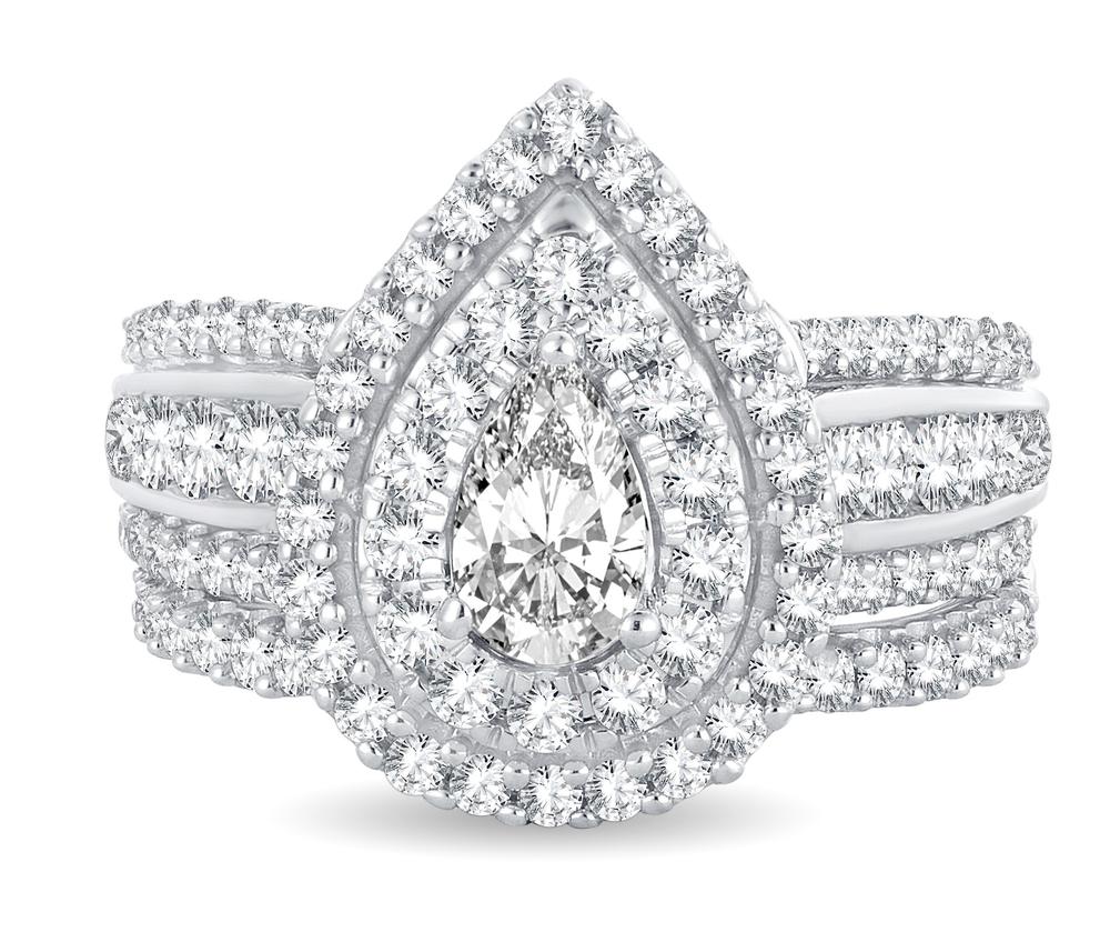 14K 2.00ct Diamond Bridal Ring