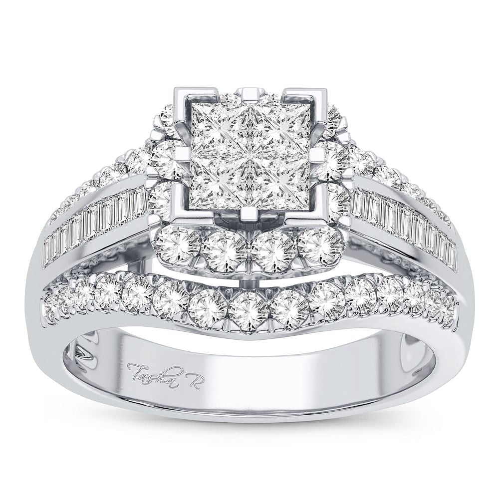 10K 0.90CT Diamond Ring