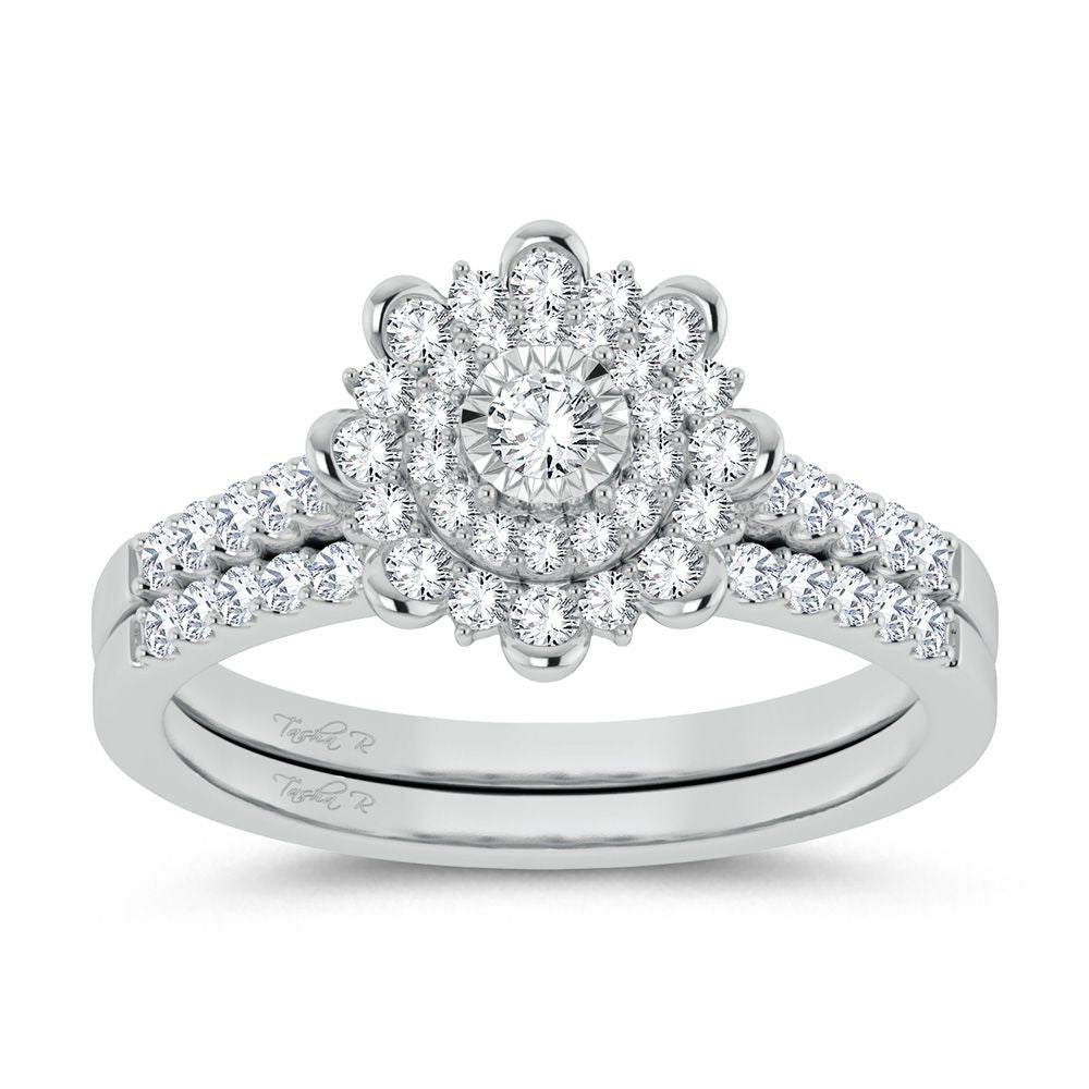 10K 0.63ct Diamond Bridal Ring