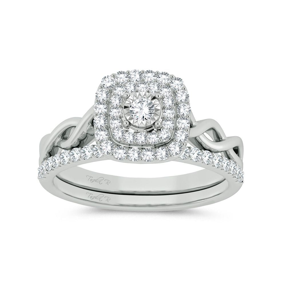 10K 0.50ct Diamond Bridal Ring