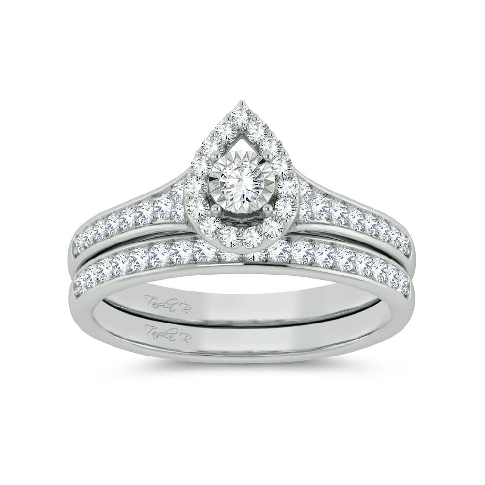 10K 0.50ct Diamond Bridal Ring