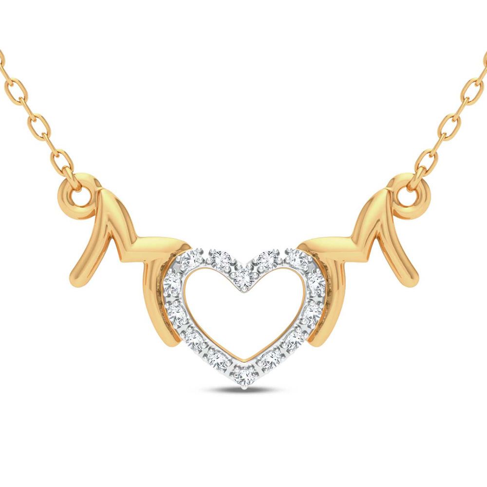 10K 0.06ct Diamond Necklace