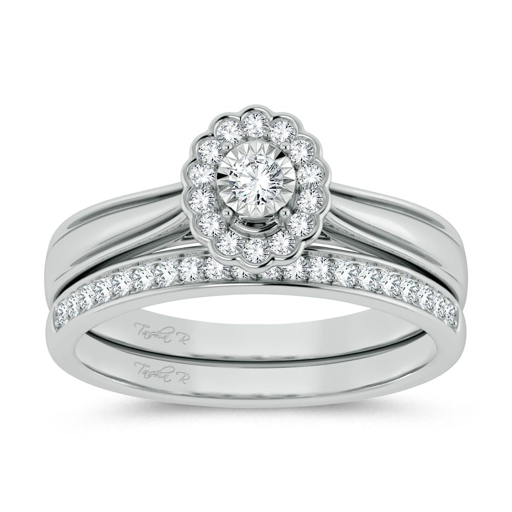 10K 0.33ct Diamond Bridal Ring