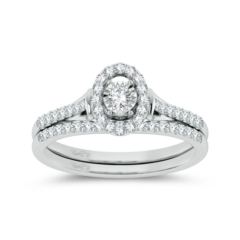 10K 0.34ct Diamond Bridal Ring