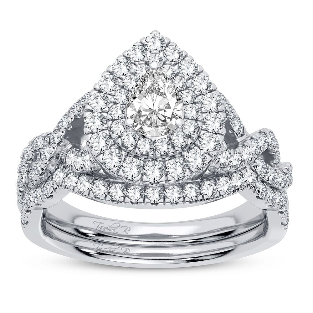 14K 1.03CT Diamond Bridal Ring