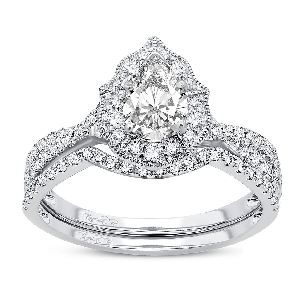 14K 1.00CT DIAMOND BRIDAL RING