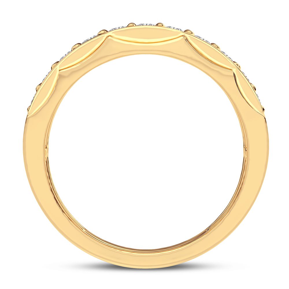 14K Yellow Gold Mens Lab Diamond Statement Ring (1.00CT)