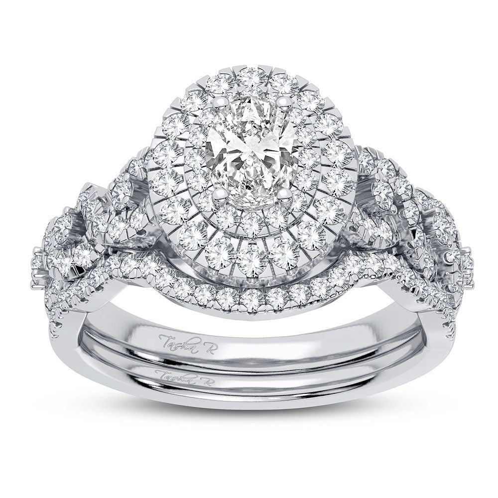 14K 1.00CT Diamond Bridal Ring