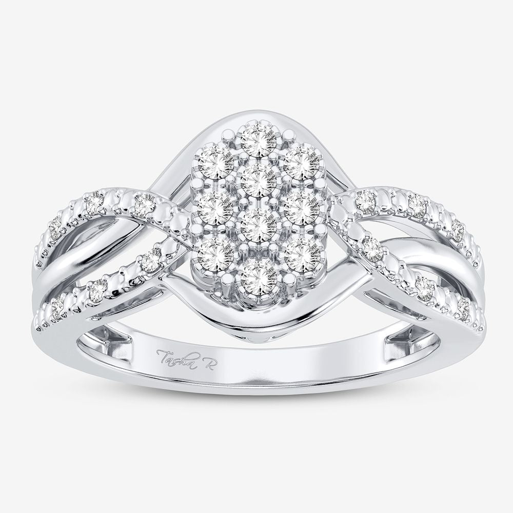 10K 0.10CT DIAMOND RING