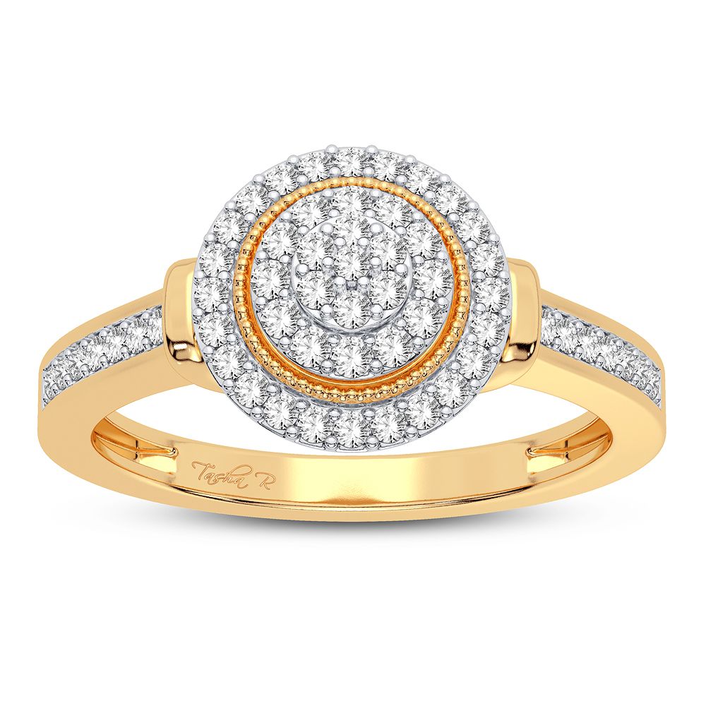 10K 0.10CT DIAMOND RING