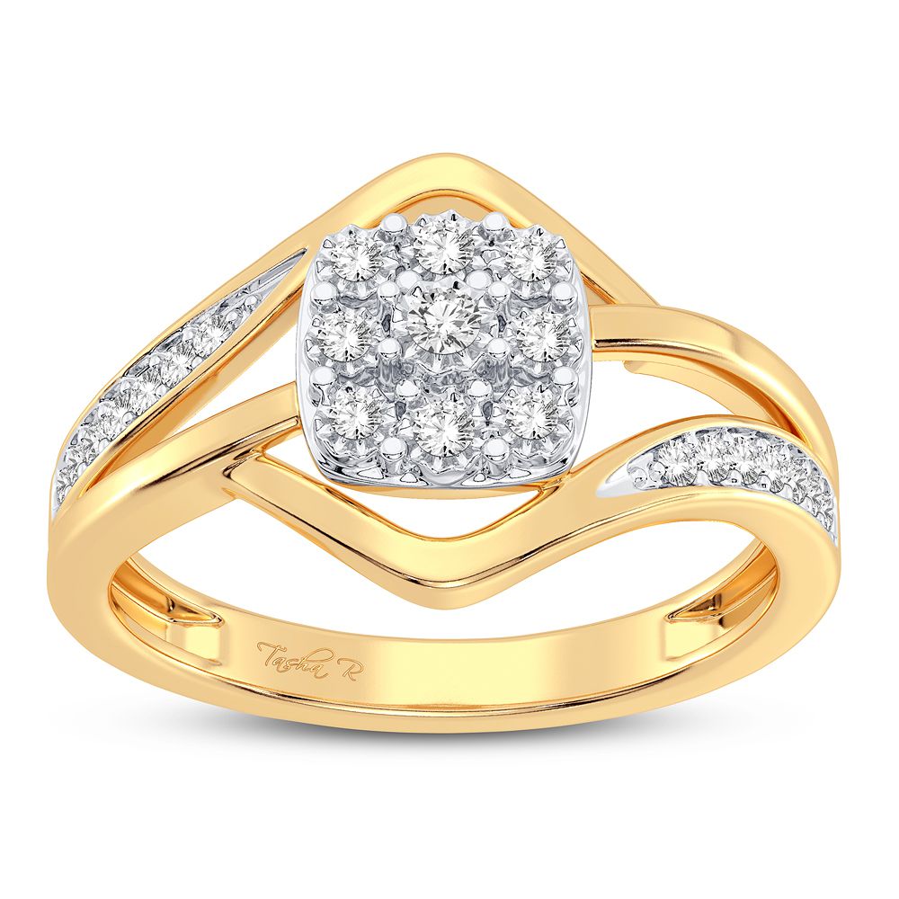 10K 0.10CT DIAMOND RING