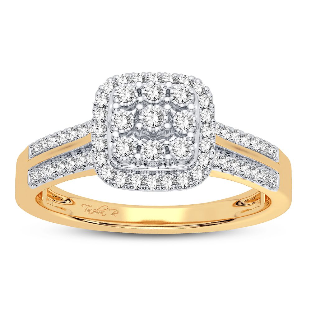 10K 0.17CT DIAMOND RING