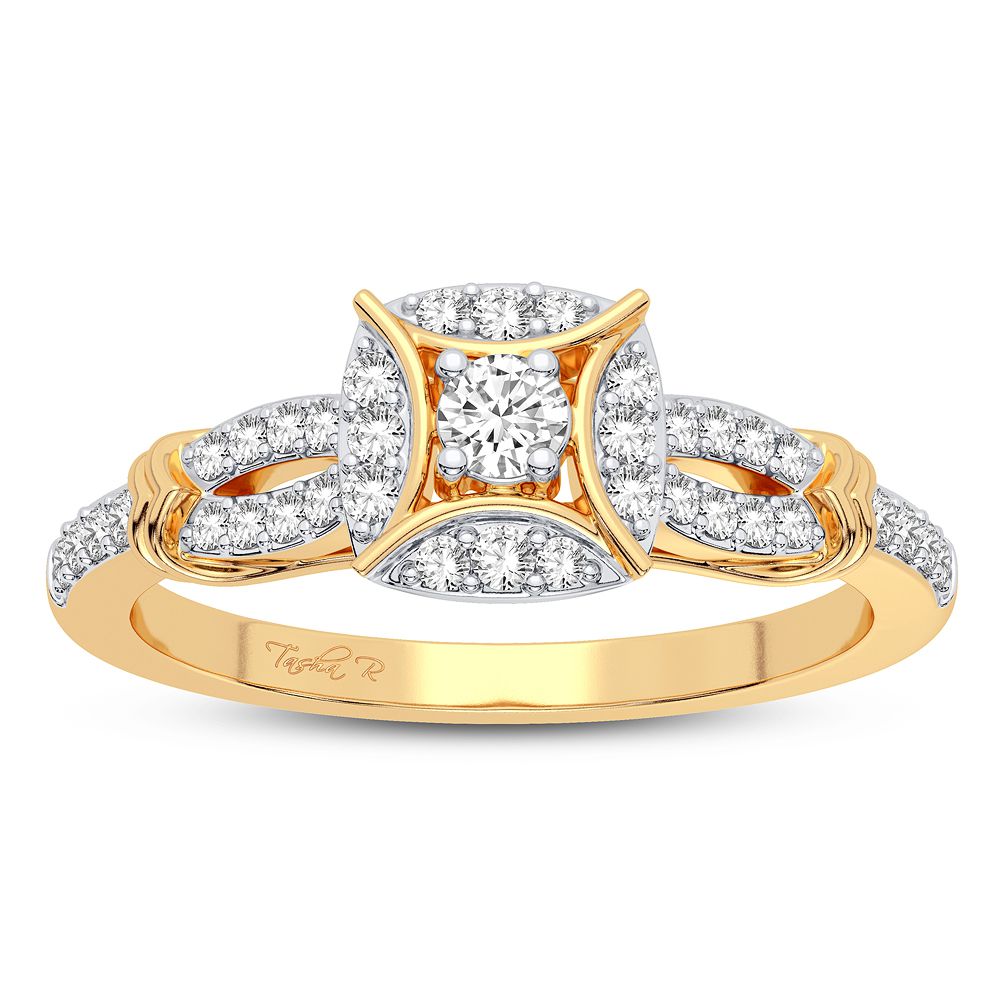 10K 0.25CT DIAMOND RING