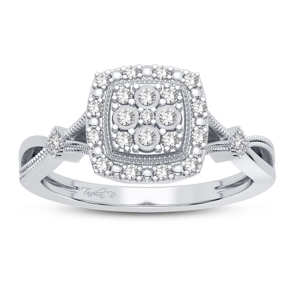 10K 0.13CT DIAMOND RING