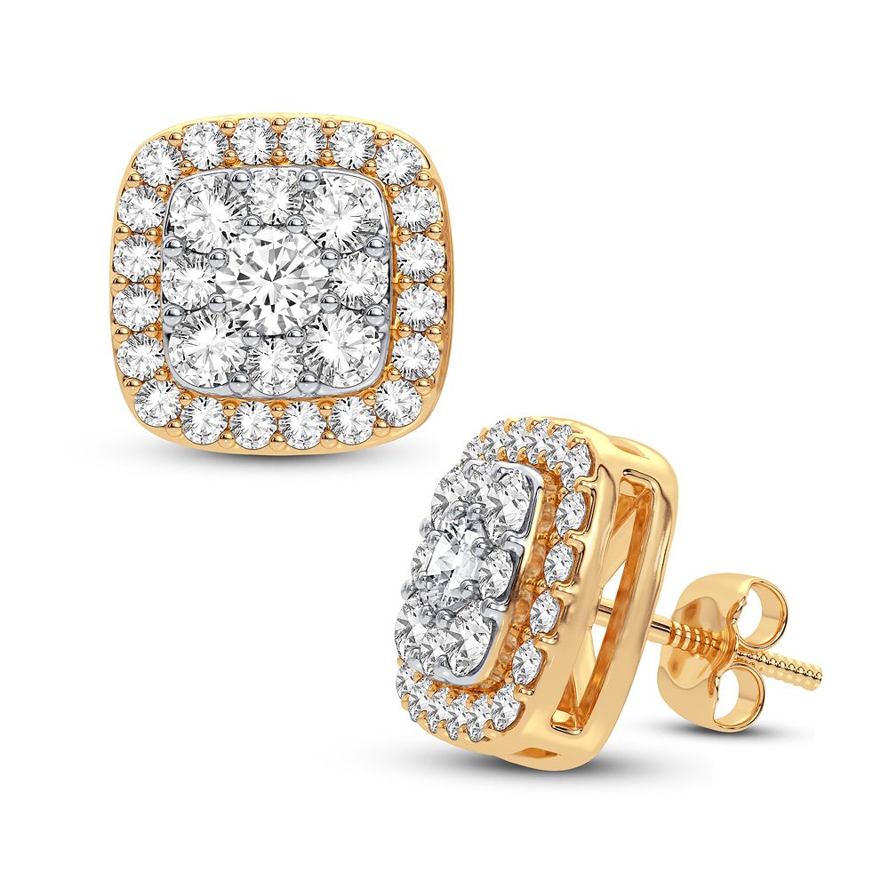 14K 0.75CT DIAMOND EARRING