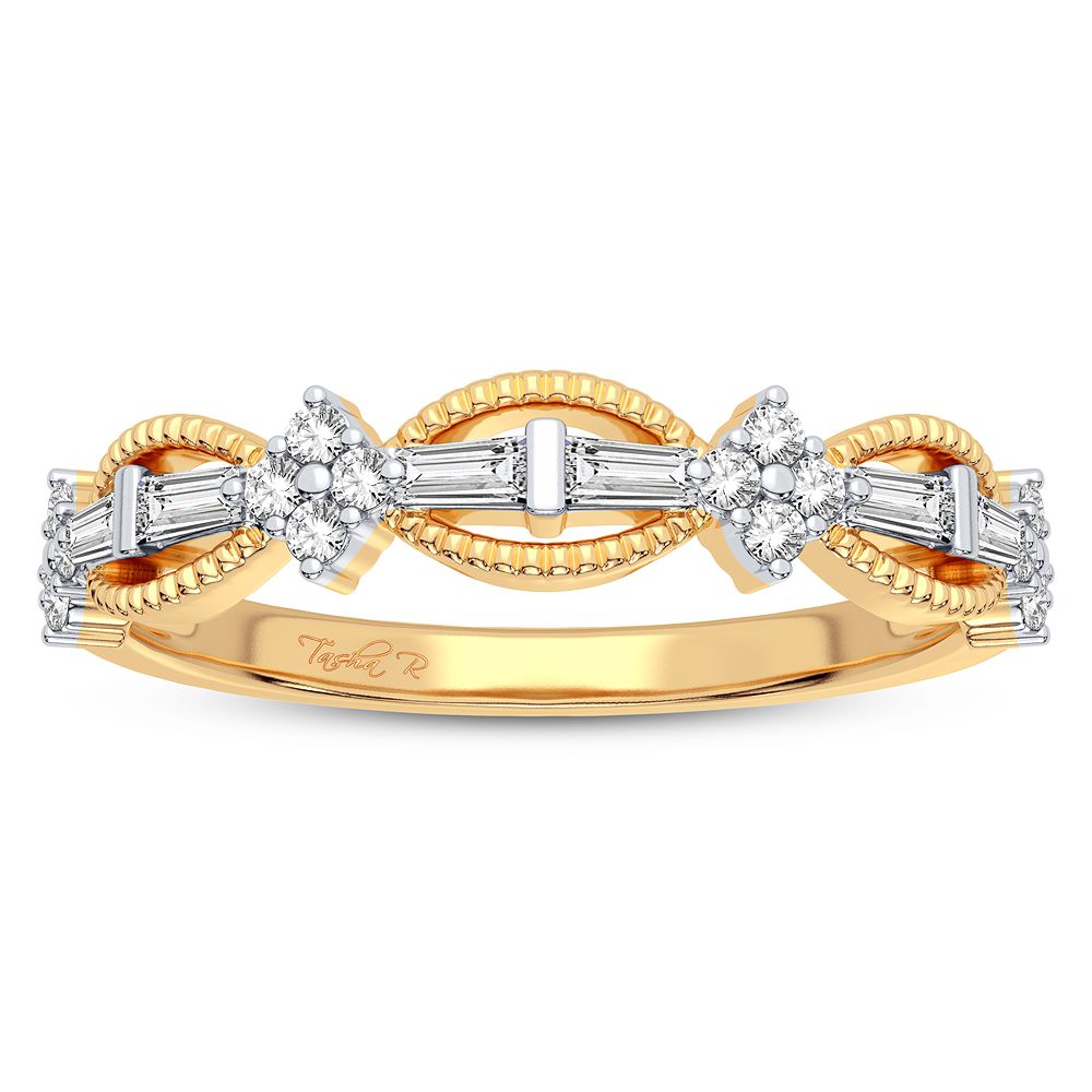 10K 0.20CT Diamond Band