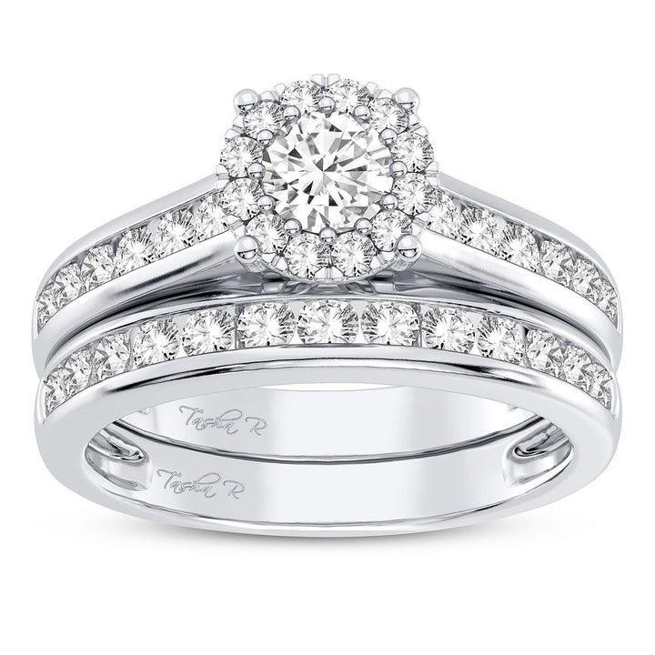 Brilliant 1CT Lab Diamond Ring in 14k White Gold