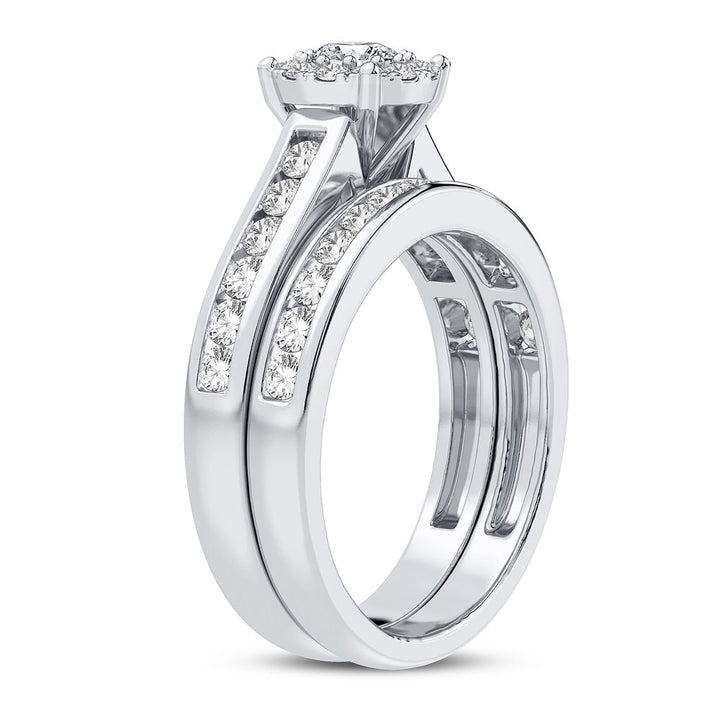 Brilliant 1CT Lab Diamond Ring in 14k White Gold