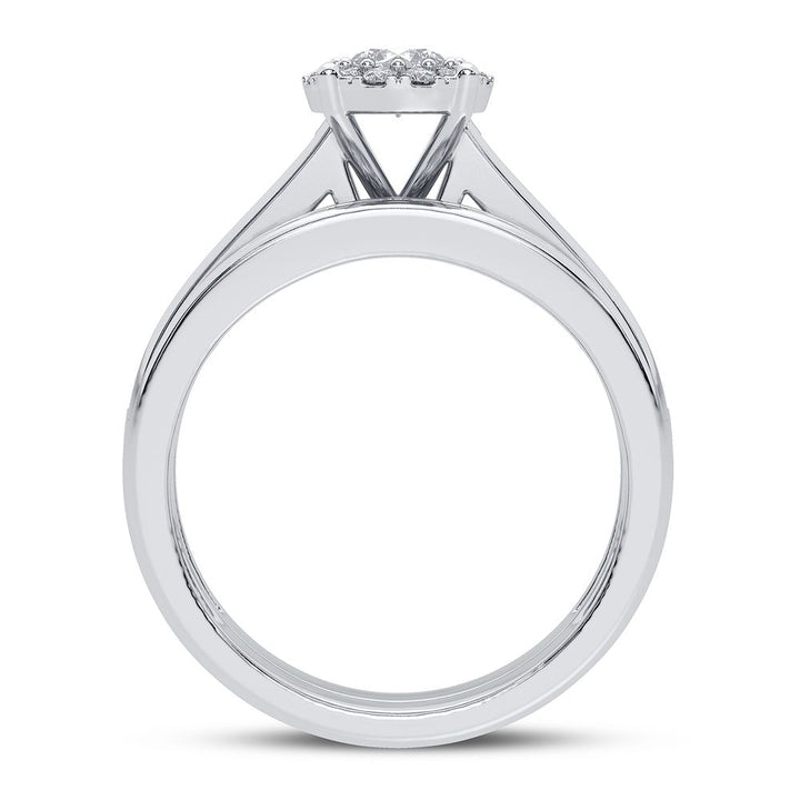 Brilliant 1CT Lab Diamond Ring in 14k White Gold