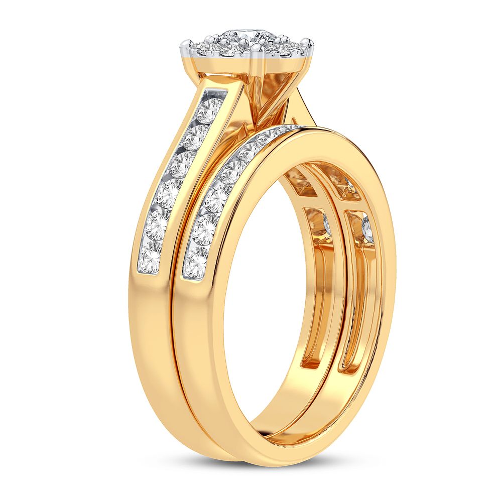 Brilliant 14K Yellow Gold Lab Diamond Engagement Ring (1.00 CT)