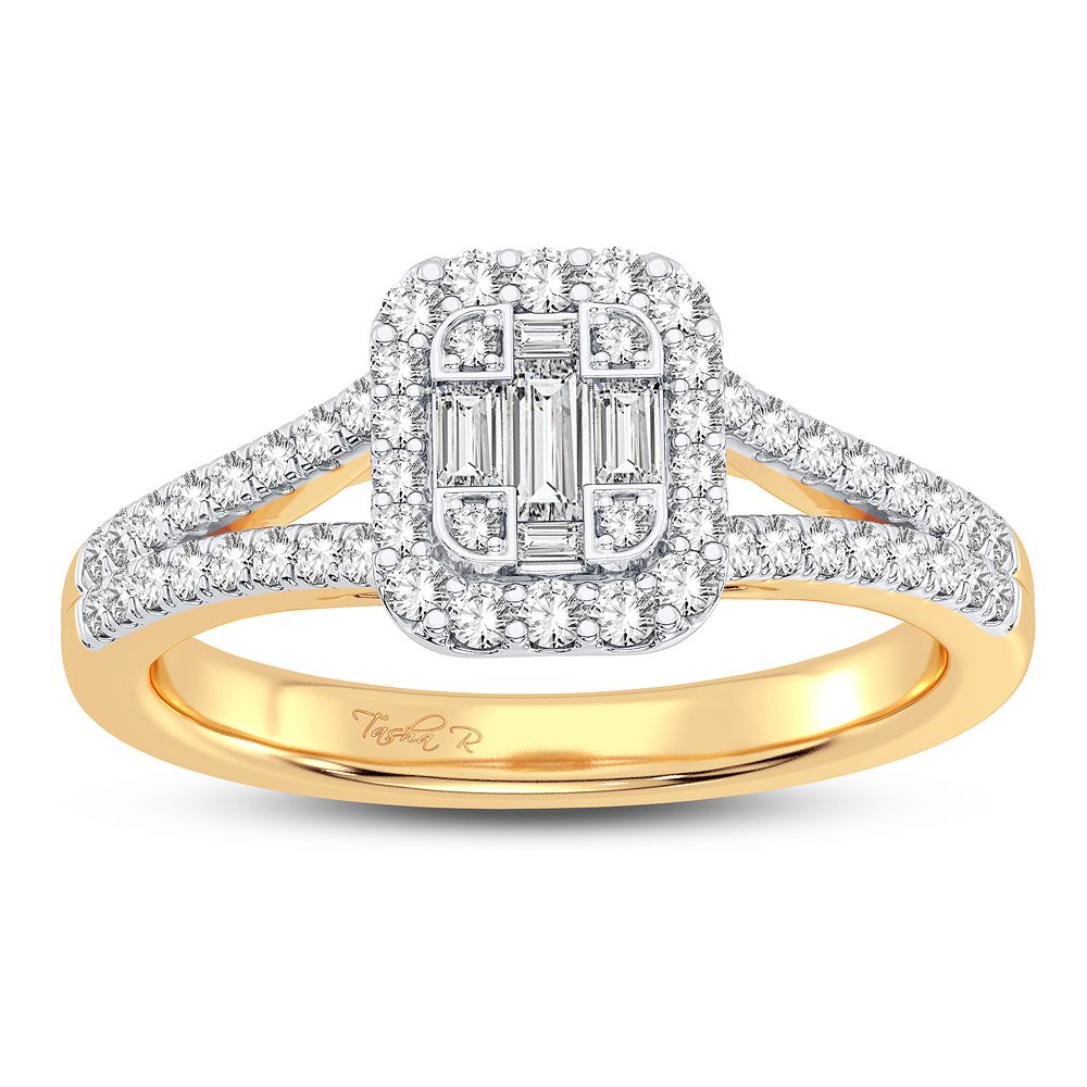 10K 0.40CT DIAMOND RING