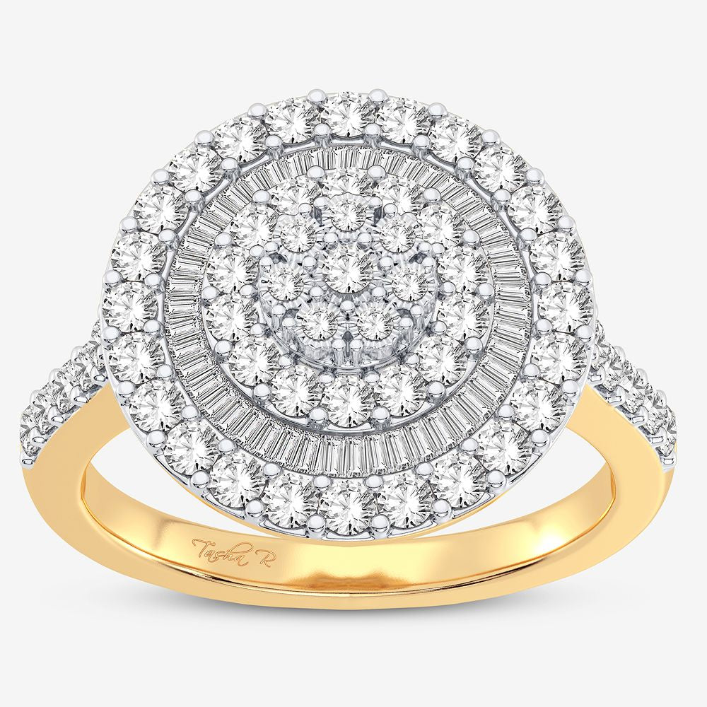 10K 1.00CT DIAMOND RING