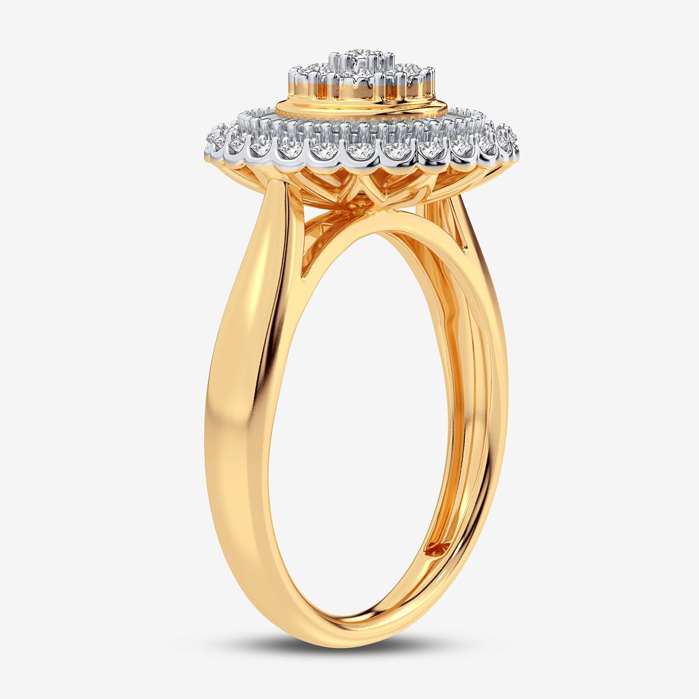 10K 0.50CT DIAMOND RING