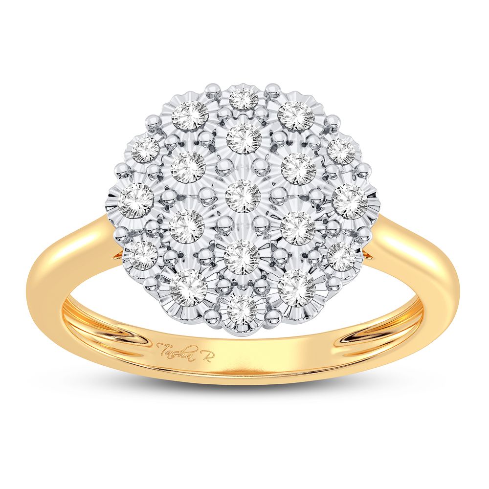 10K 0.10CT DIAMOND RING