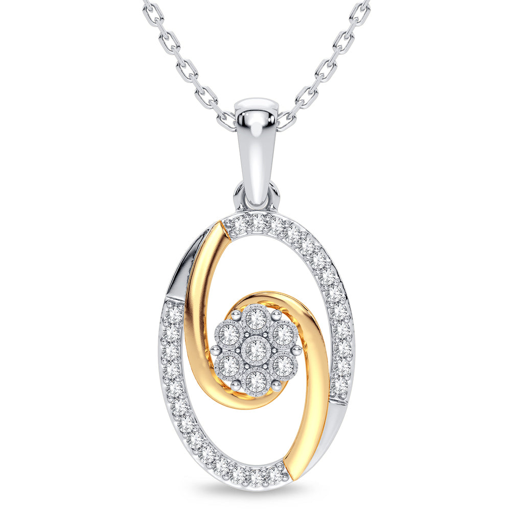 14K 0.08ct Diamond Pendant