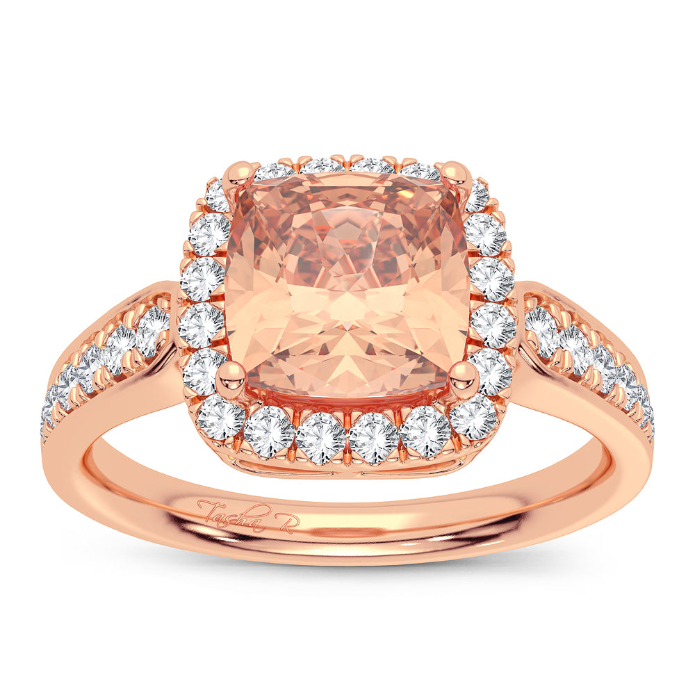 14K 0.33ct Morganite ring