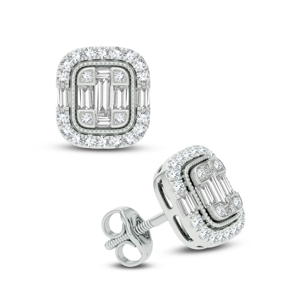 10K 0.42CT DIAMOND EARRING