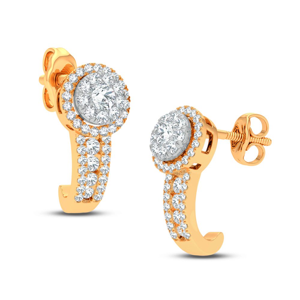 14K 0.50CT DIAMOND EARRING