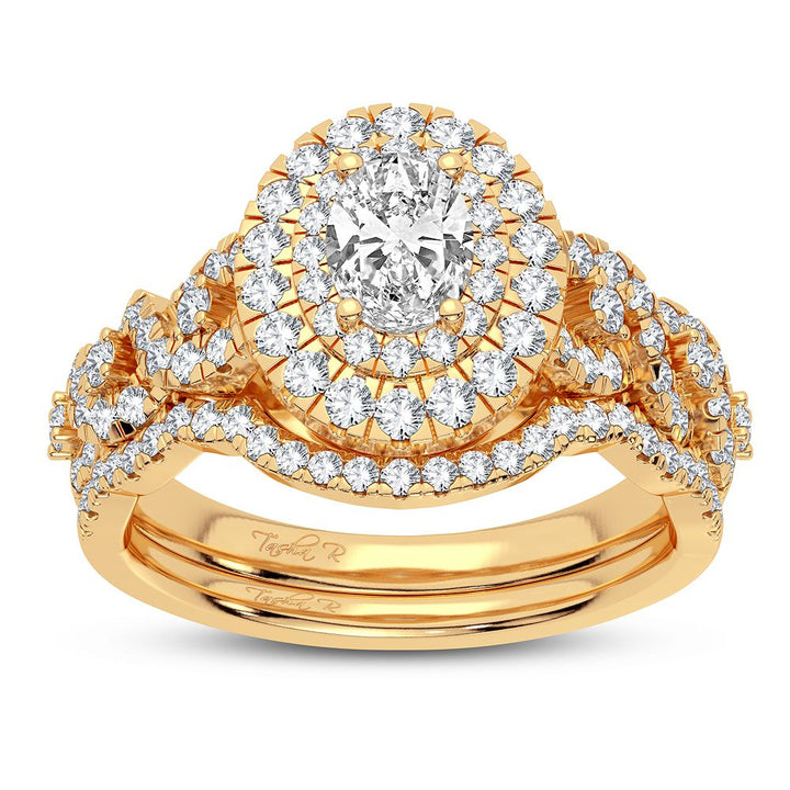 Timeless 14K Yellow Gold Lab Diamond Engagement Ring