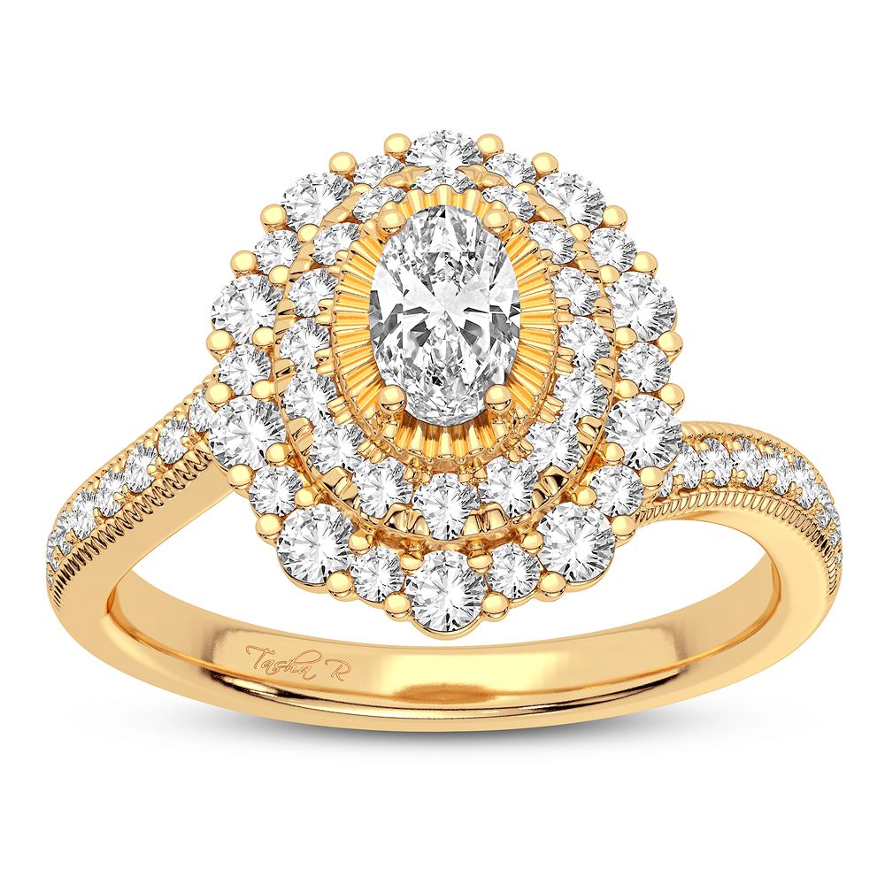 14K 0.90CT Diamond Ring