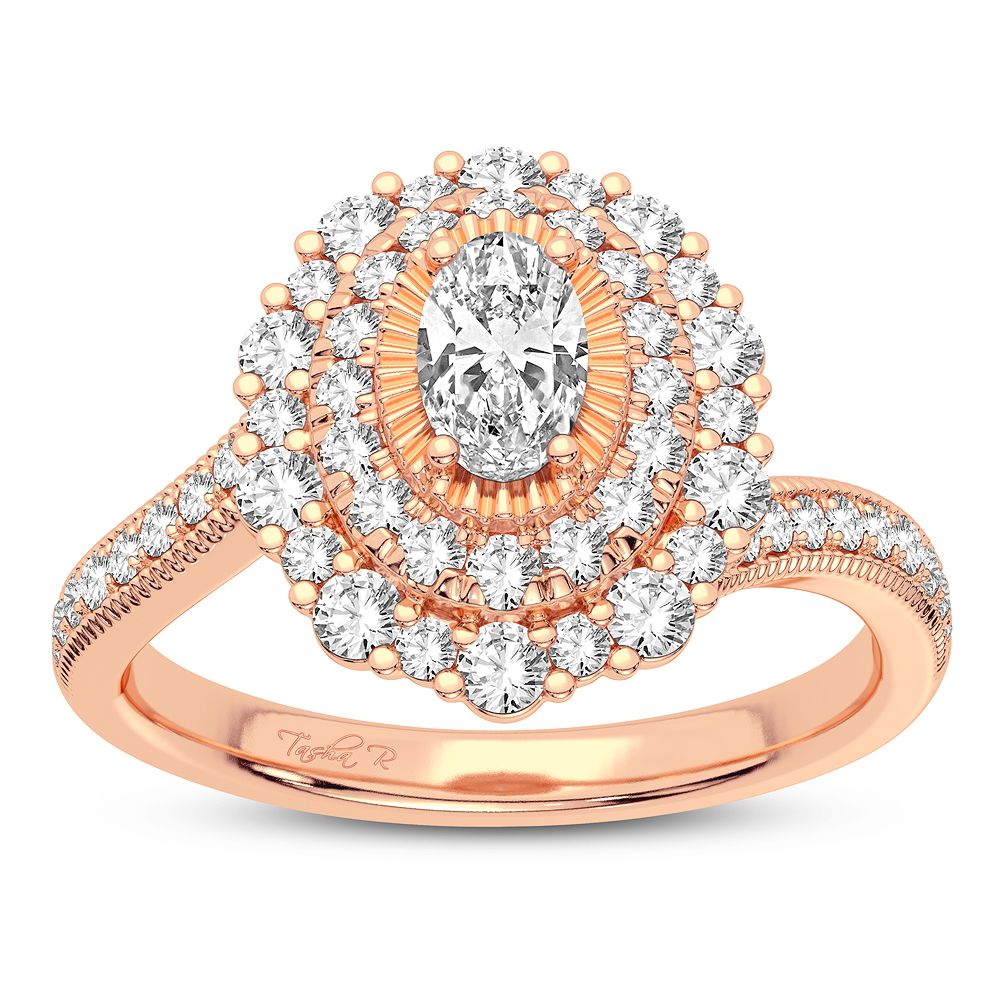 14K 0.90CT Diamond Ring