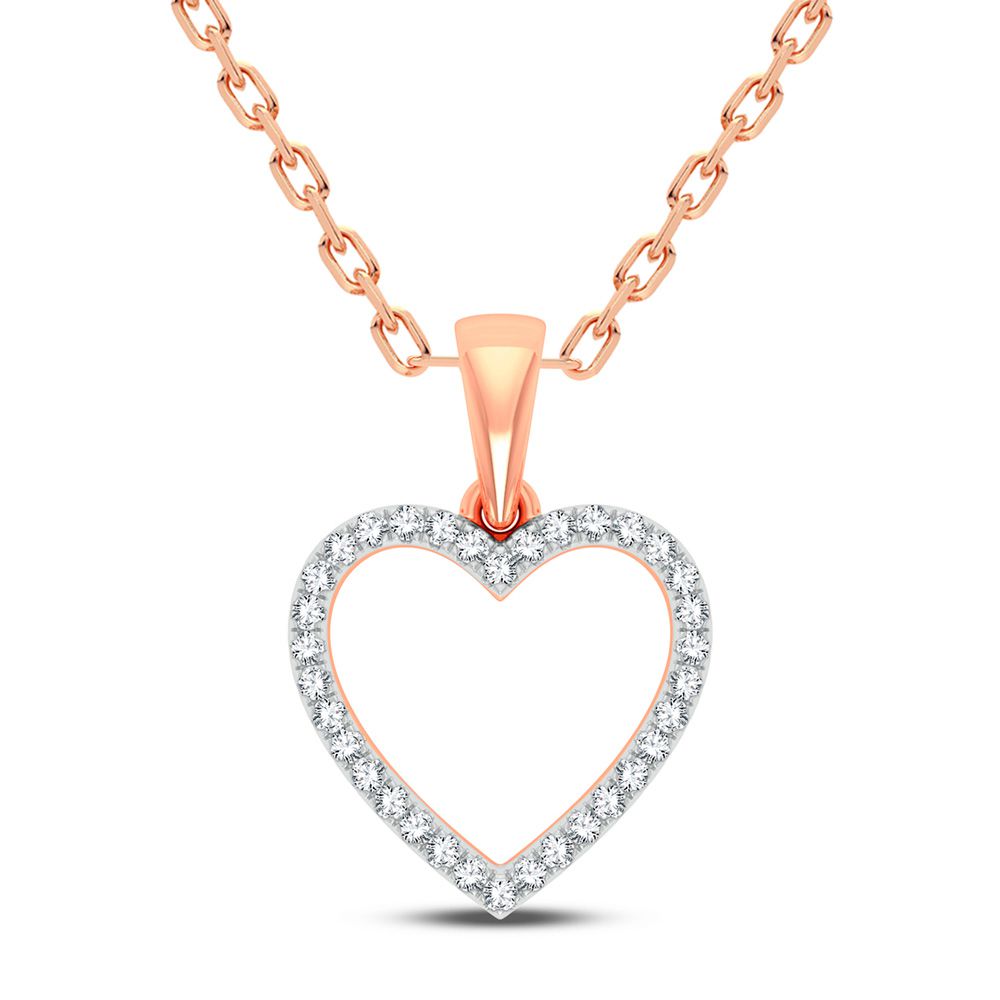 10K 0.10CT DIAMOND PENDANT