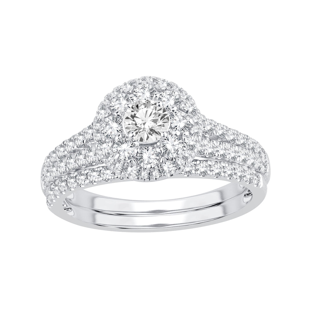 Timeless 14k White Gold 1.19CT Lab Diamond Ring