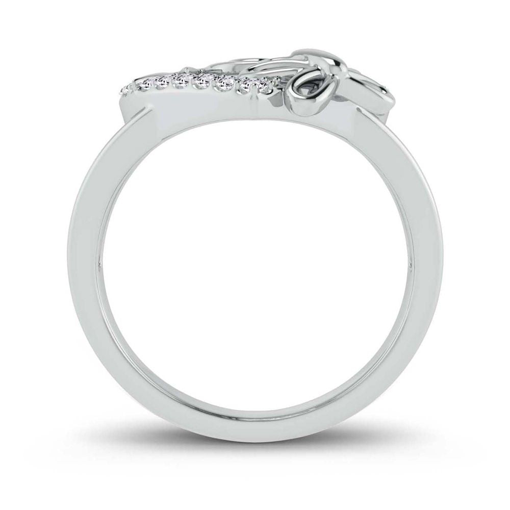 10K 0.16ct Diamond Ring