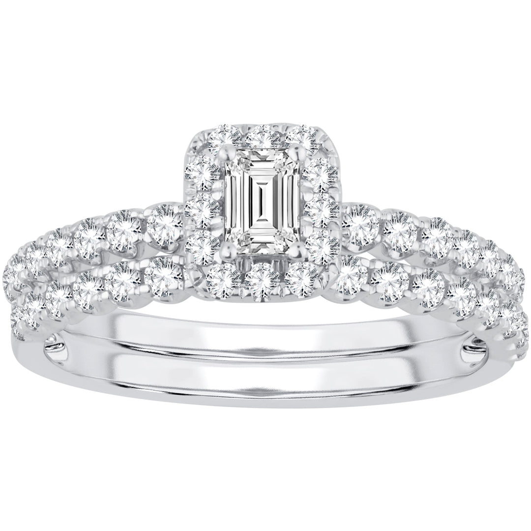 14K 0.73CT Diamond Bridal Ring