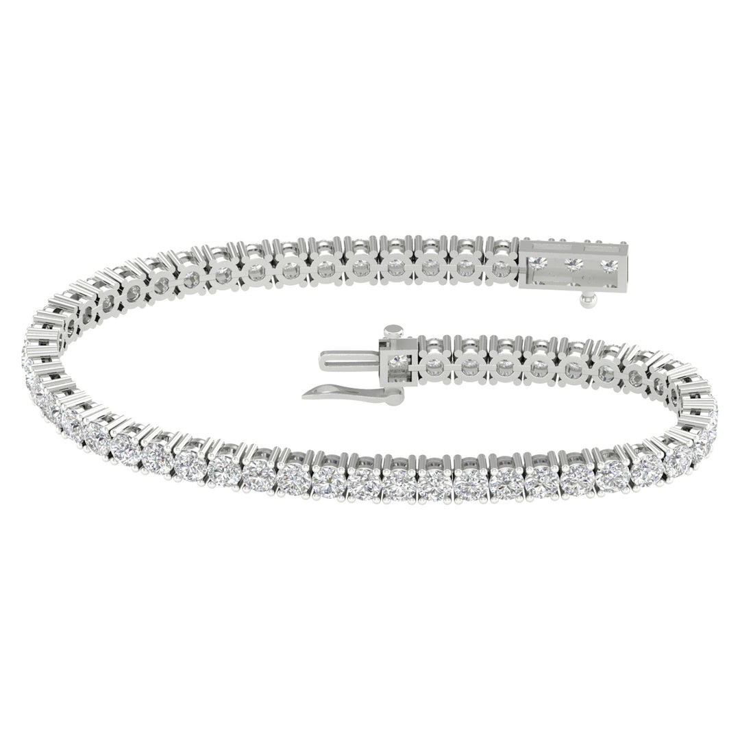 14K 5.00CT  Certified Lab Grown Diamond Bracelet