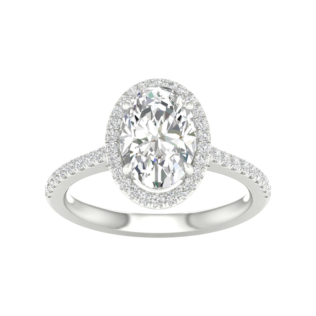 14K 2.25CT Certified Lab Grown Diamond Ring ( IGI Certified )