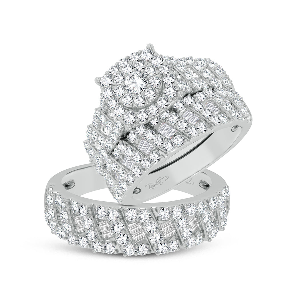 14K 3.00ct Diamond Trio Set