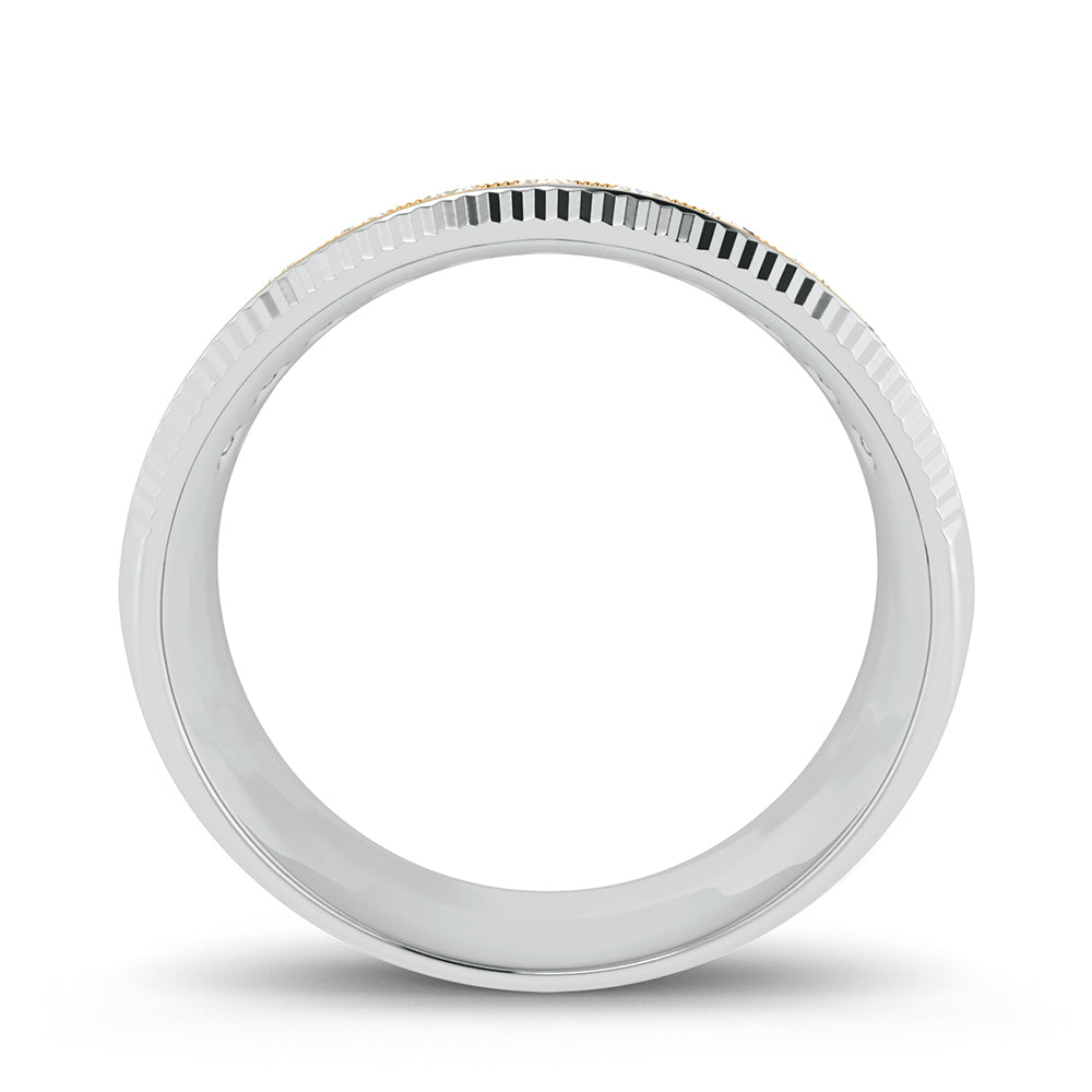 14K 1.00ct Diamond Mens Band